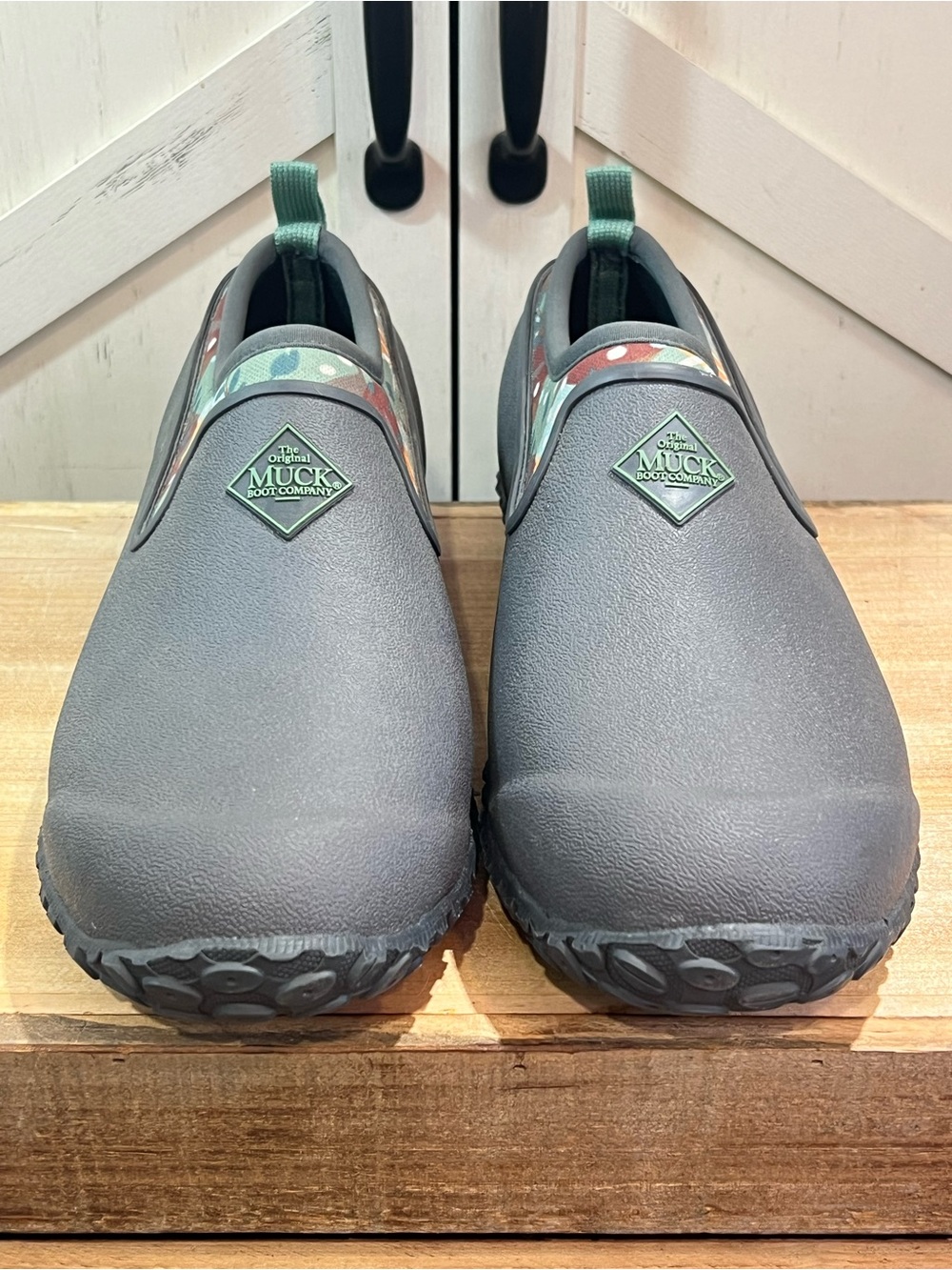Original Muck Boot Co Green Muckster Low Slip on Waterproof Shoes Size 6 NWT - Picture 5 of 8